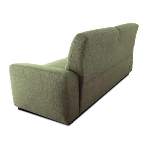 Canapé 3 places LOUIS tissu vert