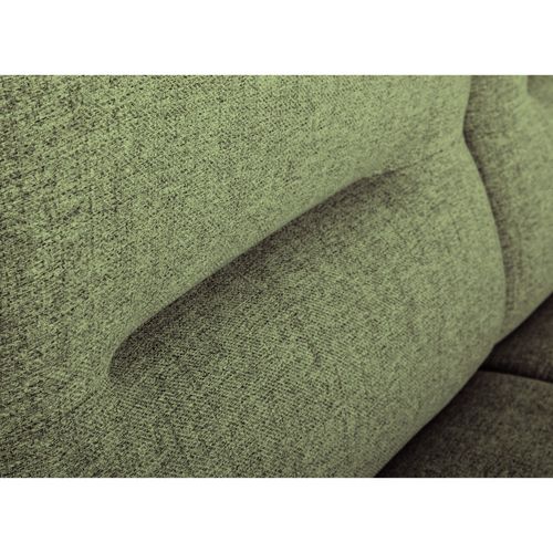 Canapé 3 places LOUIS tissu vert