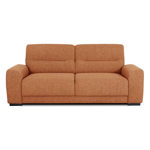 Canapé 3 places LOUIS tissu terra cotta