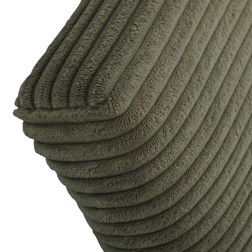 Lit 160x200 cm JAPP velours côtelé Kaki