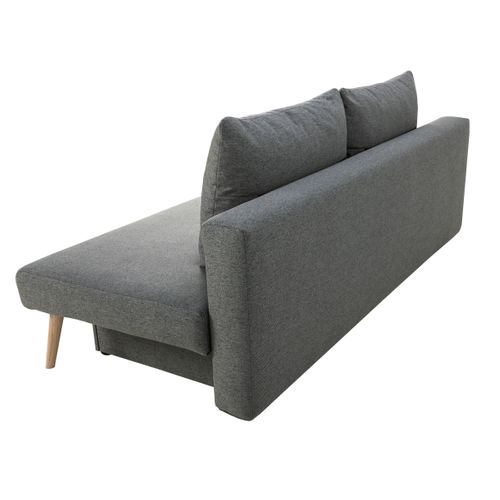 Banquette-lit 3 places VILLA tissu gris