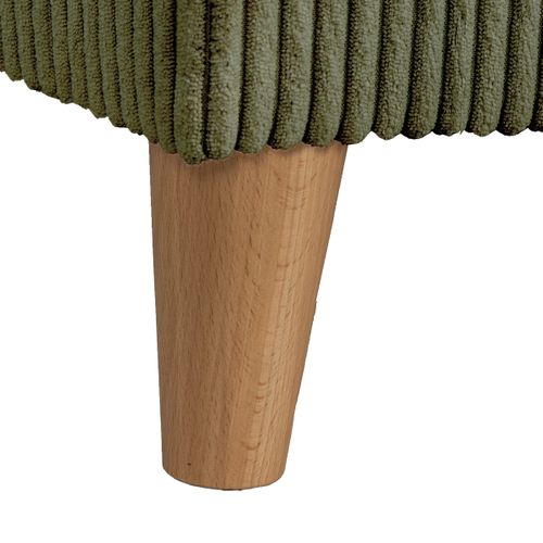 Banc coffre JAPP velours côtelé  kaki