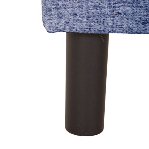 Banc coffre JAPP tissu bleu