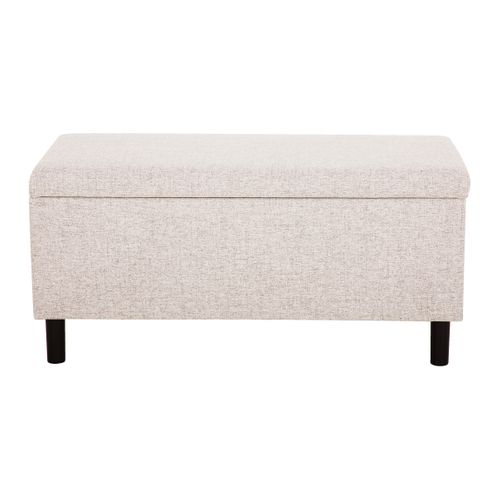 Banc coffre JAPP tissu beige