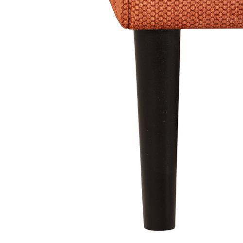 Lit 160x200 cm VICTORIA tissu style terracotta