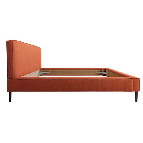 Lit 140x190 cm VICTORIA tissu style terracotta