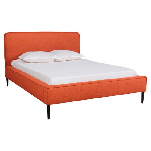 Lit 140x190 cm VICTORIA tissu style terracotta