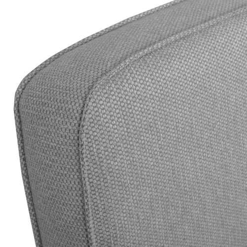 Lit 140x190 cm VICTORIA tissu style gris souris