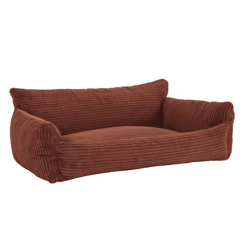 Canapé pour chien HAPPY velours côtelé terra