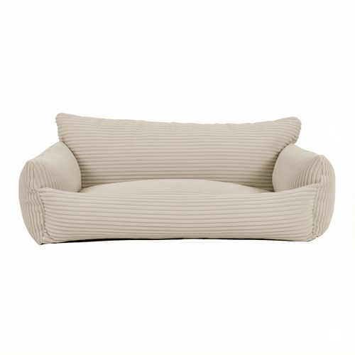 Canapé pour chien HAPPY velours côtelé beige