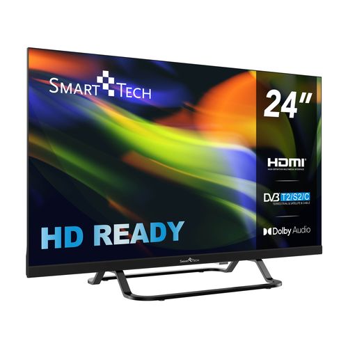 Téléviseur LED HD 24" (60 Cm) Chargeur De Véhicule 12v Fourni 24hn01vc, HDMI, USB, HD