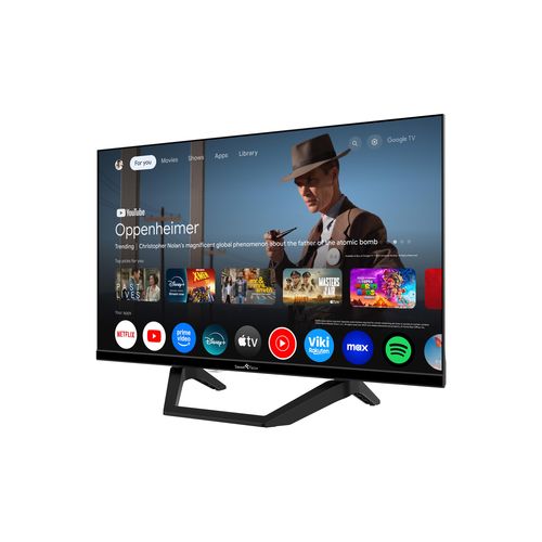 Téléviseur LED HD 24" (60 Cm) Smart TV Google 24hg01v2c Chargeur De Véhicule 12v Fourni, HDMI