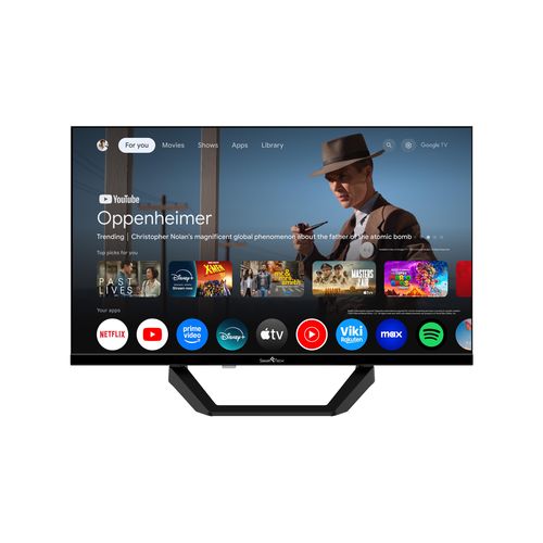 Téléviseur LED HD 24" (60 Cm) Smart TV Google 24hg01v2c Chargeur De Véhicule 12v Fourni, HDMI