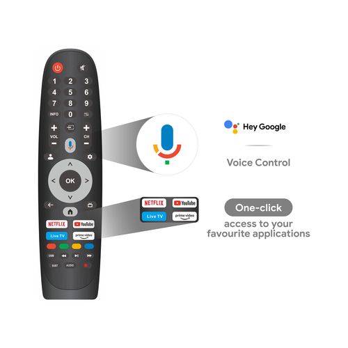 Téléviseur QLED 40qg01v2, 40" Full HD Smart Google TV, Youtube, Netflix, Prime Video, Disney+