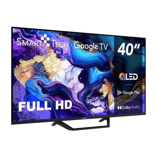 Téléviseur QLED 40qg01v2, 40" Full HD Smart Google TV, Youtube, Netflix, Prime Video, Disney+