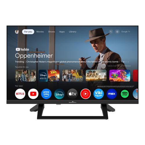 Téléviseur LED HD 24" (60 Cm) Smart TV Google 24hg01vc Chargeur De Véhicule 12v Fourni, HDMI, USB