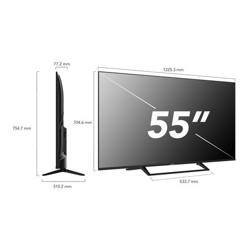 Téléviseur QLED 4k Uhd 55" (139 Cm) 55qg06k Google TV- 4xhdmi - 2xusb - Hdr10 - Memc - Son Dolby