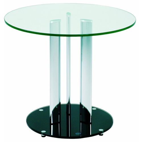 Table En Tube D'acier coloris Noir, Hauteur 54 Cm