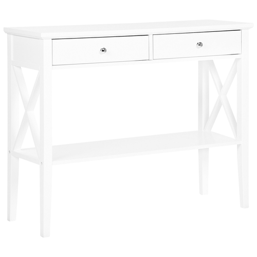 Table Console - Table D'entrée - Console Meuble Avenue Blanc
