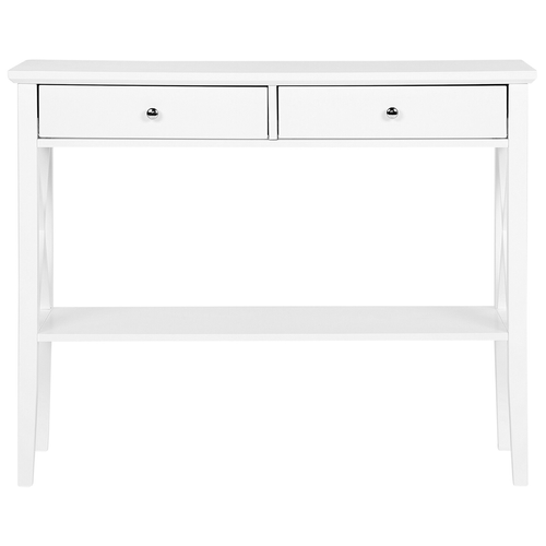 Table Console - Table D'entrée - Console Meuble Avenue Blanc