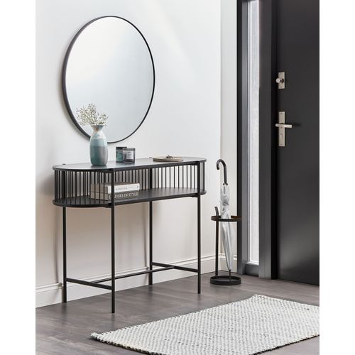 Table Console - Table D'entrée - Console Meuble Birson Noir