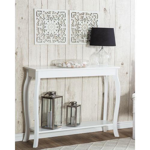 Table Console - Table D'entrée - Console Meuble Hartford Blanc