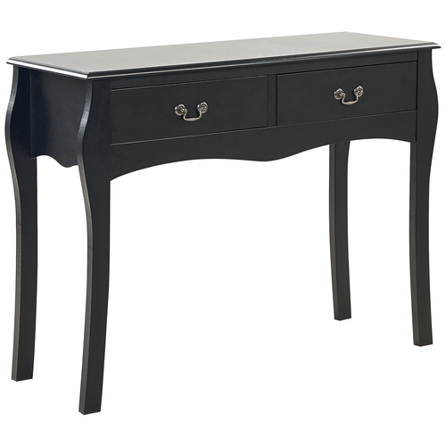Table Console - Table D'entrée - Console Meuble Klawock Noir