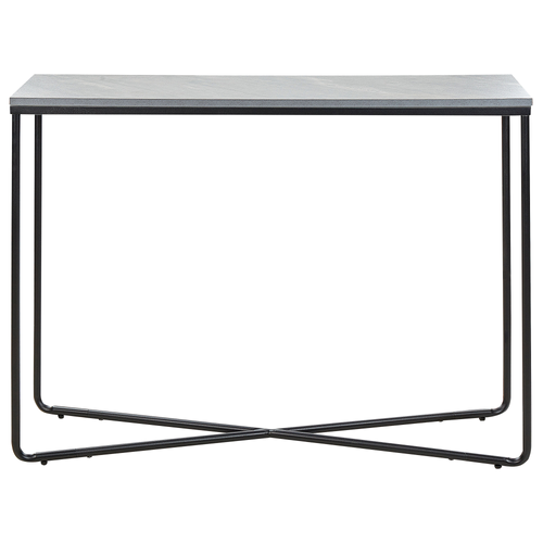 Table Console - Table D'entrée - Console Meuble Lakota Effet Béton Gris