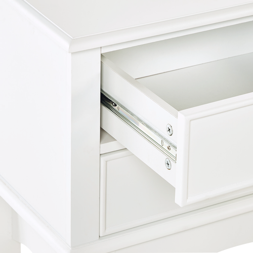 Table Console - Table D'entrée - Console Meuble Lamar Blanc