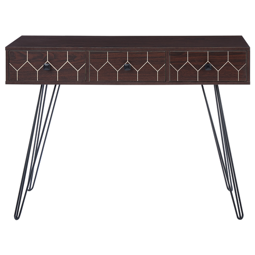 Table Console - Table D'entrée - Console Meuble Malsala Marron Foncé