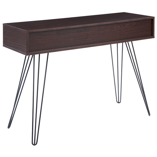Table Console - Table D'entrée - Console Meuble Malsala Marron Foncé