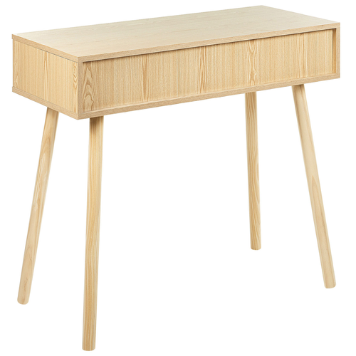 Table Console - Table D'entrée - Console Meuble Odell Marron Clair