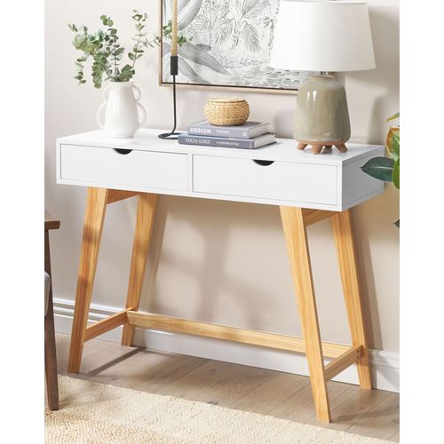 Table Console - Table D'entrée - Console Meuble Sully Blanc