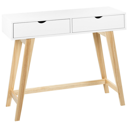Table Console - Table D'entrée - Console Meuble Sully Blanc