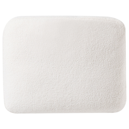 Canapé D'angle 4 Places - Canapé Réversible Oslo Bouclé Blanc Côté Gauche