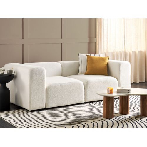 Canapé Modulable 2 Places - Canapé Modulaire Falsterbo Bouclé Blanc