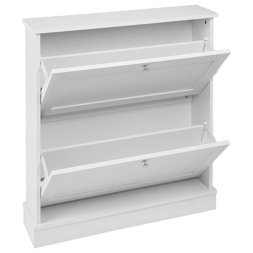 Meuble à Chaussures - Armoire à Chaussures Chelan Blanc