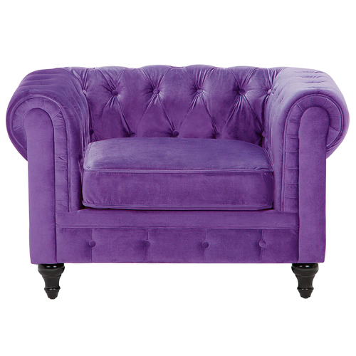Ensemble De Canapés Droits 4 Places - Ensemble De Canapés Chesterfield Velours Violet