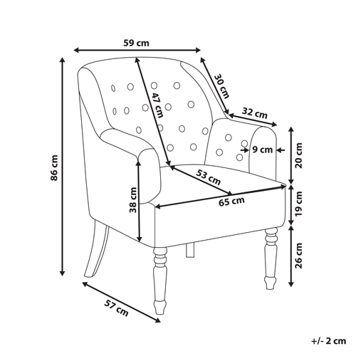 Fauteuil Fixe Fauteuil De Salon Mandal Tissu Rose