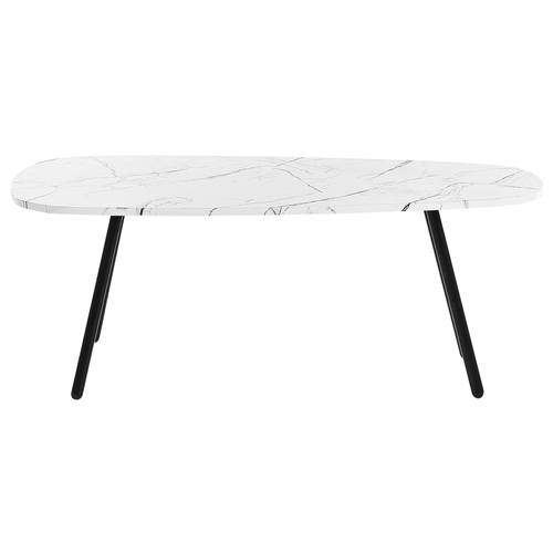 Table Basse - Table De Salon Biddle Marbre Blanc