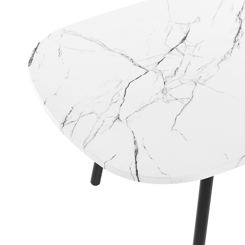 Table Basse - Table De Salon Biddle Marbre Blanc