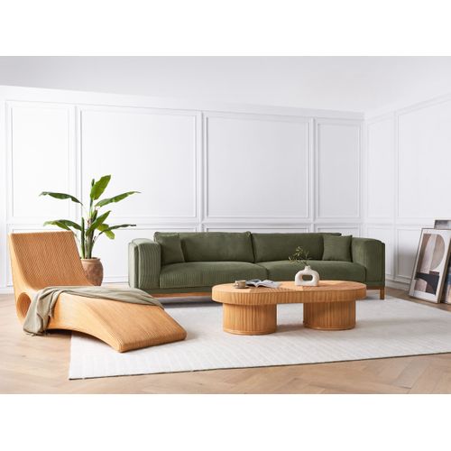 Table Basse - Table De Salon De Jardin Airole Rotin Marron