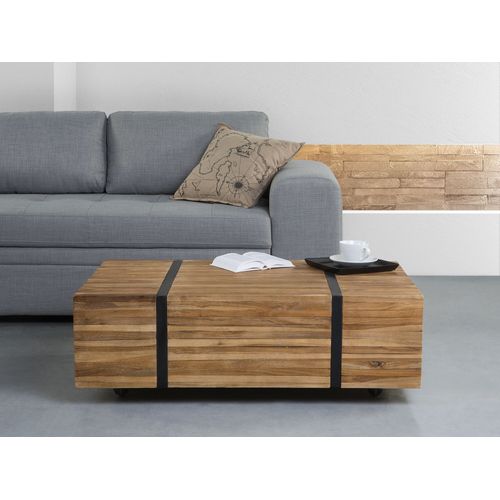 Table Basse - Table De Salon Gander Teck Marron