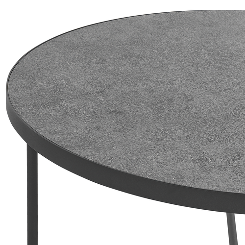 Table Basse - Table De Salon Melody Effet Béton Gris