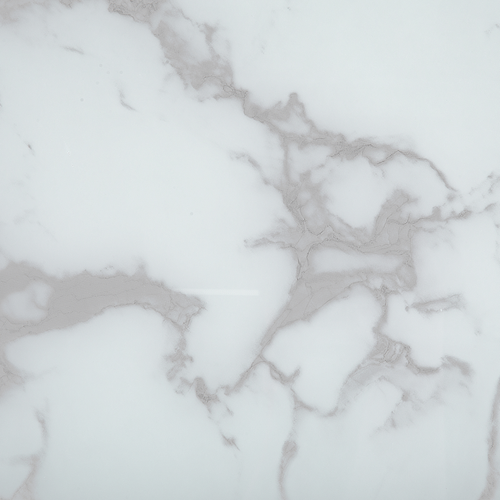 Table Basse - Table De Salon Meridian Verre De Sécurité Marbre/argenté