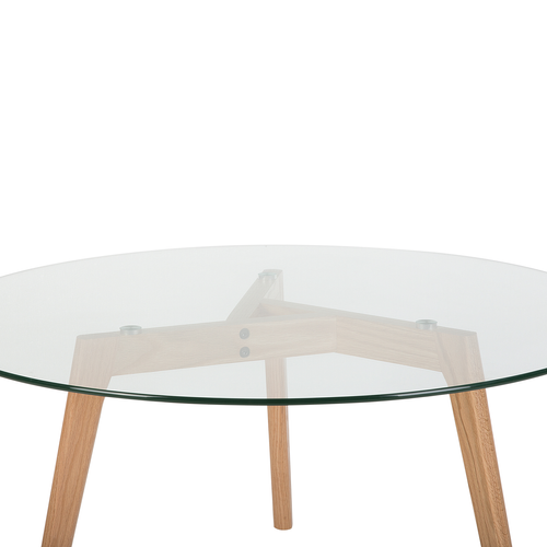 Table Basse - Table De Salon Minnesota Verre Transparent