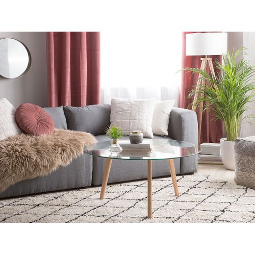 Table Basse - Table De Salon Minnesota Verre Transparent