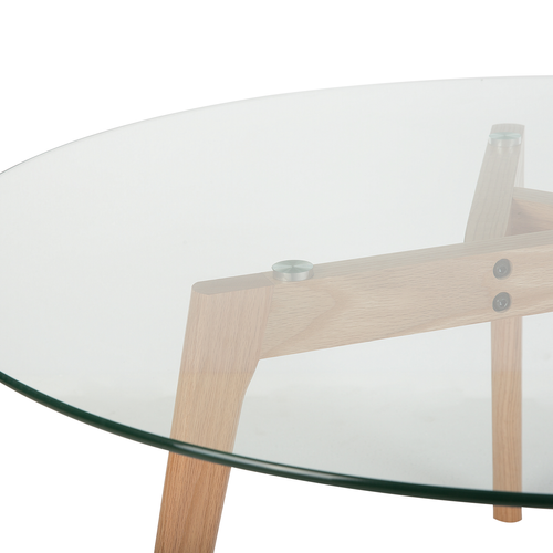 Table Basse - Table De Salon Minnesota Verre Transparent