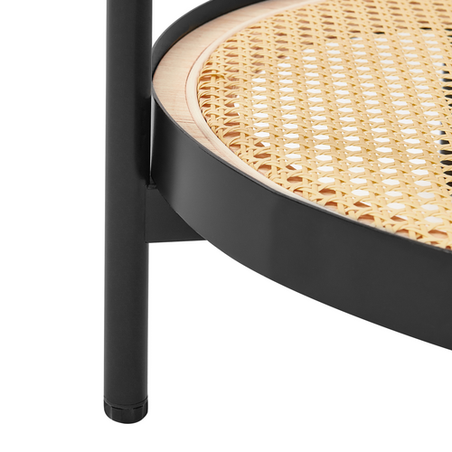 Table Basse - Table De Salon Reno Verre De Sécurité Noir