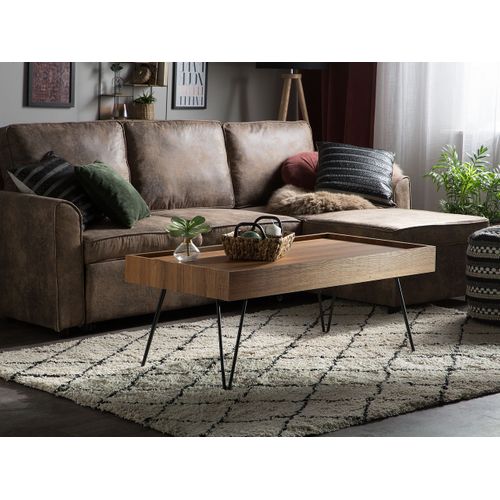 Table Basse - Table De Salon Welton Marron Foncé